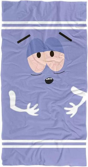 StrideStep South Park Strandtuch für Kinder, lila, B/H: 90 x 180 cm - Bild 1