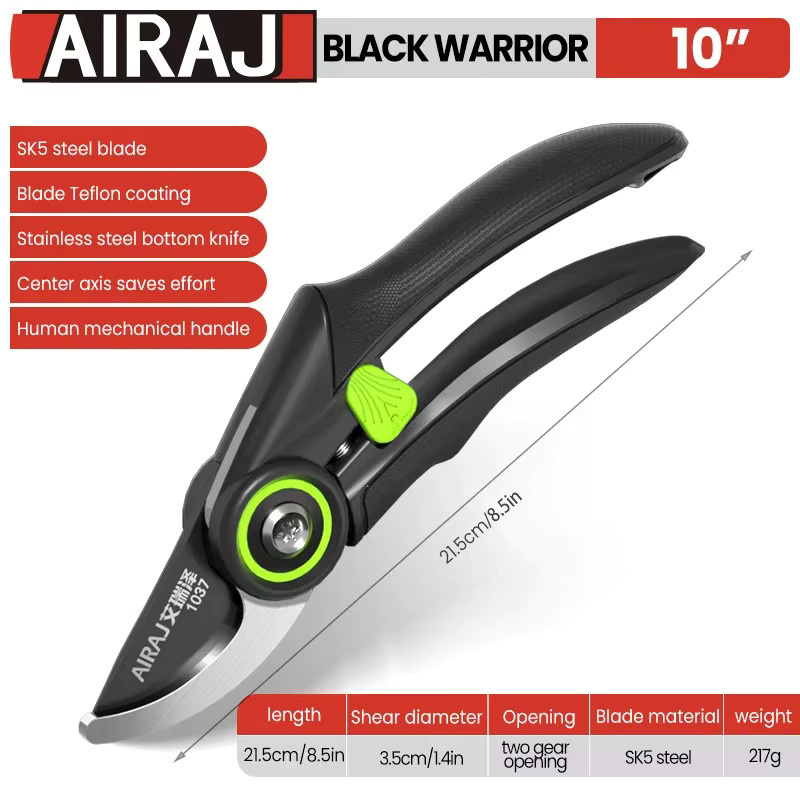 AIRAJ Multifunktionale Gartenschere als scharfe Astschere für die effiziente Gartenarbeit - Bild 6