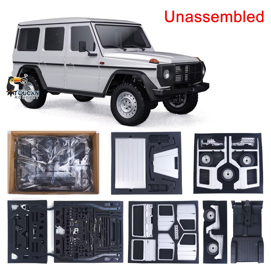 CAPO RC Offroad-Auto-Kit, Metall, 1/8, ferngesteuert, DIY-Fahrzeugmodell - Bild 2