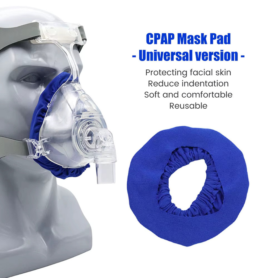 SUOLAER CPAP-Maskeneinlagen für Vollgesichtsmasken, Baumwolle, waschbar - Bild 2