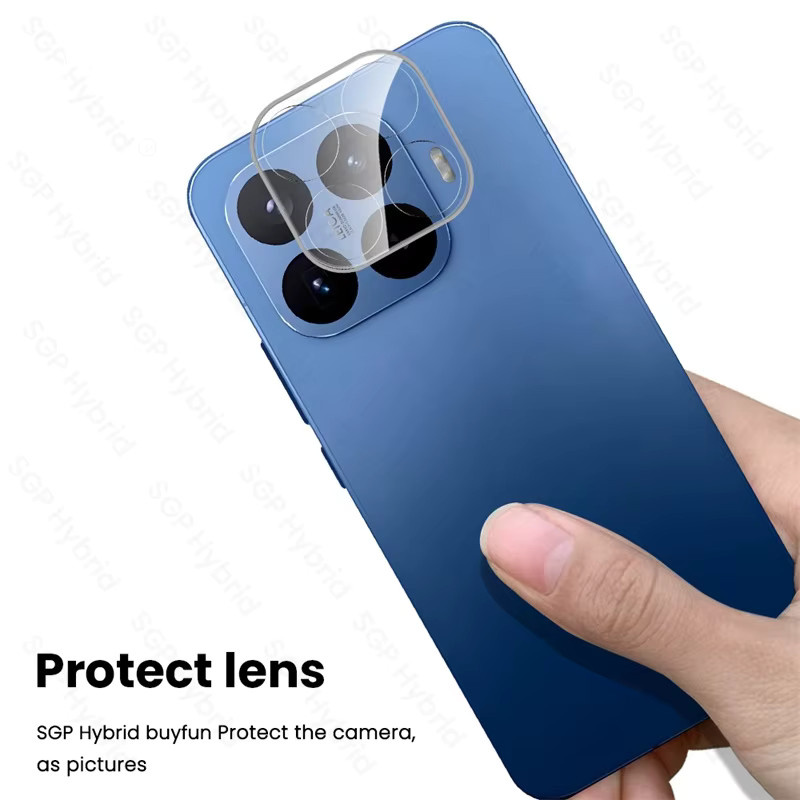 3er-Set Xiaomi 17T Pro 5G 3D Kristall-Hartglas Rückkamera-Schutzfolien in Transparent - Bild 2