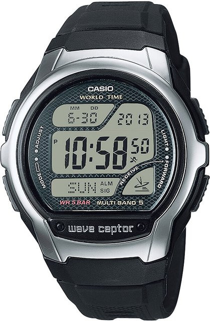 Casio Digitaluhr, Quarz, Kunststoff, Grau, 43 mm, Herren - Bild 1