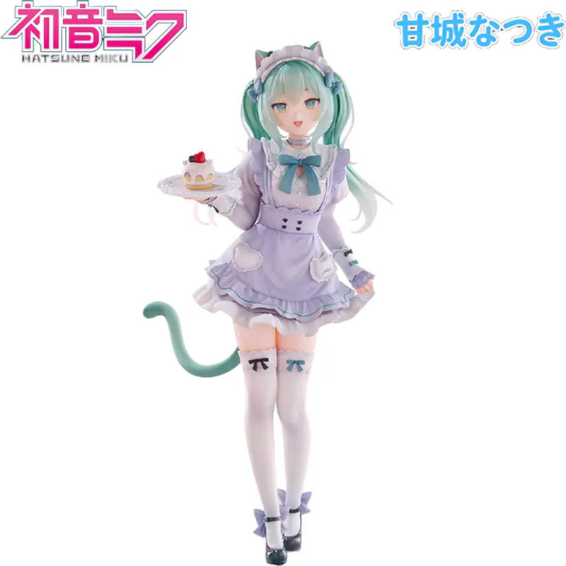 Bandai Hatsune Miku Nachoneko Actionfigur aus Kunststoff in Lila, 19 cm Höhe - Bild 2