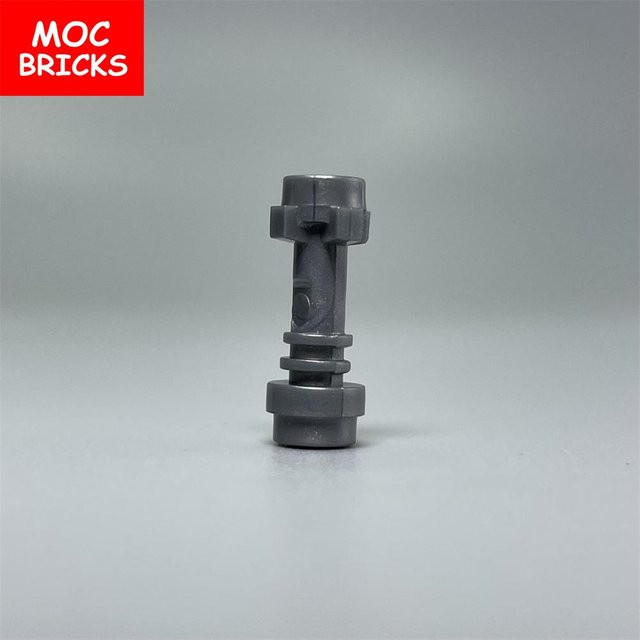 Yiran toy MOC Steine Lichtschwertgriff, Waffe, 10-teiliges Set, dunkelgrau - Bild 1