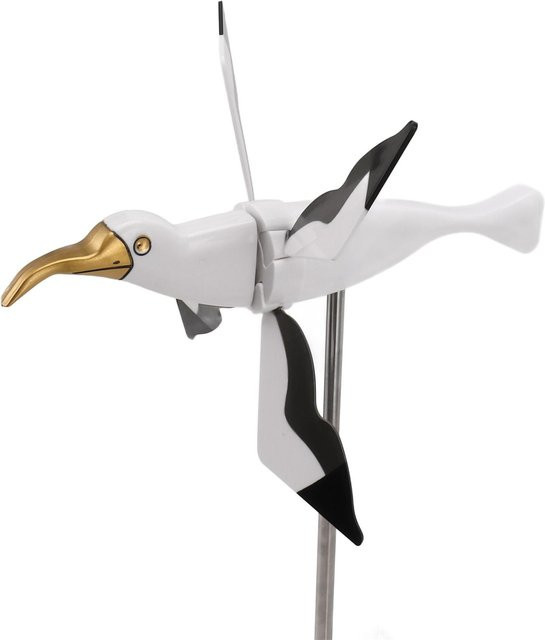 Gartenspinner Windmühle Fliegende Möwe mfySpace Asuka Serie, Farbe: Weiß - Bild 1