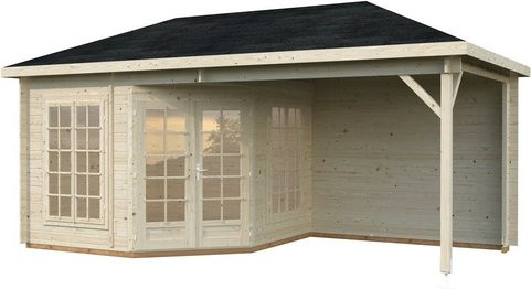 PALMAKO Pavillon Melanie rechteckig in Beige B/H/T: 557 x 307 x 557 cm - Bild 1