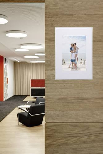 Maul Bilder Wechselrahmen Silber in minimalistischem Design B: 50 cm, H: 70 cm - Bild 1