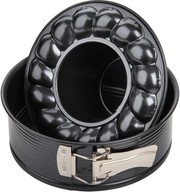 Zenker Springform mit Flach- und Rohrboden in Black Metallic, Durchmesser: 18 cm, Antihaftbeschichtung - Bild 1