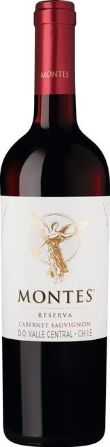 Montes Reserva Cabernet Sauvignon, trocken, Rotwein, 2023, 1 x 0,75 l - Bild 1