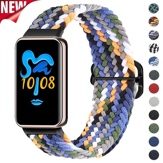 OAKCHARM Uhrenarmband Nylon, Multicolor, Unisex, Honor Band 10, Huawei Honor Band 9 - Bild 1