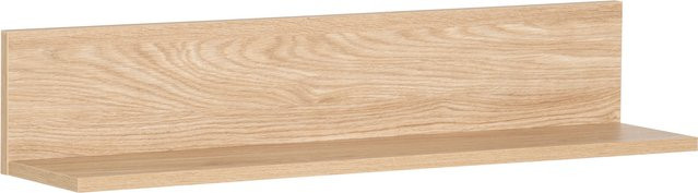 Schildmeyer Wandregal Elma in Eiche hell mit Holzstruktur, B/H/T: 80 x 15,7 x 17,3 cm - Bild 1