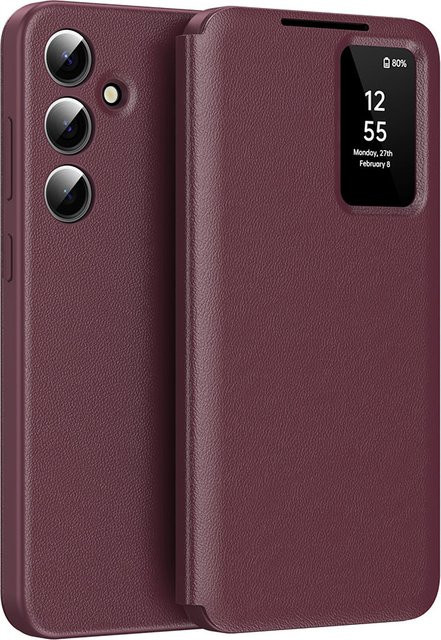 Techsuit SmartView Schutzhülle für Samsung Galaxy A16 5G (A166) und Galaxy A16 4G (A165) in Rot - Bild 1