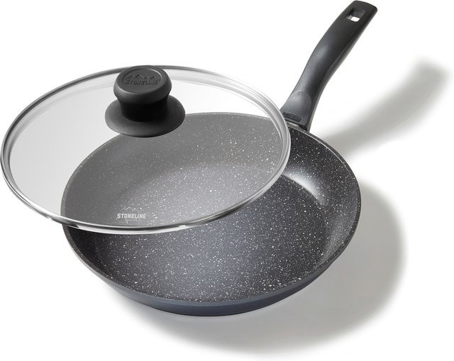 STONELINE Bratpfanne mit Glasdeckel und Antihaftbeschichtung, Durchmesser: 28 cm - Bild 1