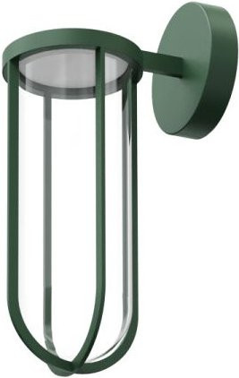 Flos In Vitro Wandleuchte Outdoor aus Aluminium und Borosilikatglas in Grün/Transparent, dimmbar mit LED - Bild 1