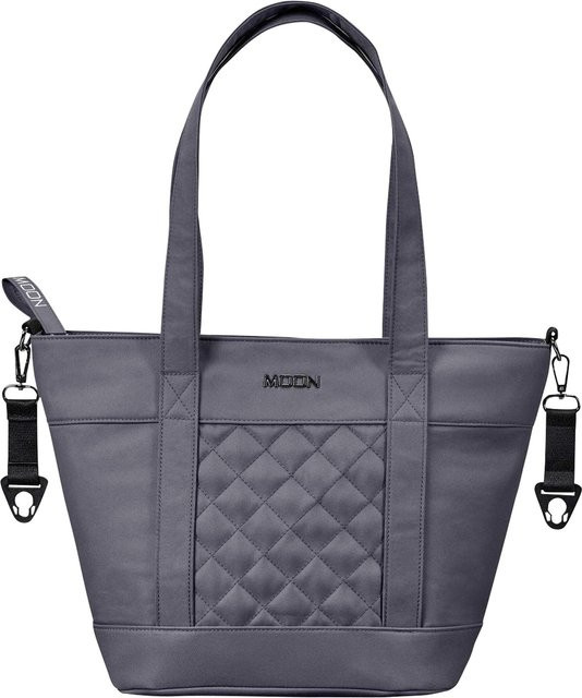 Moon Wickeltasche V-Shape Bag Schultertasche grau, faltbar, B: 41,0 cm, H: 28,0 cm, T: 16,0 cm - Bild 1