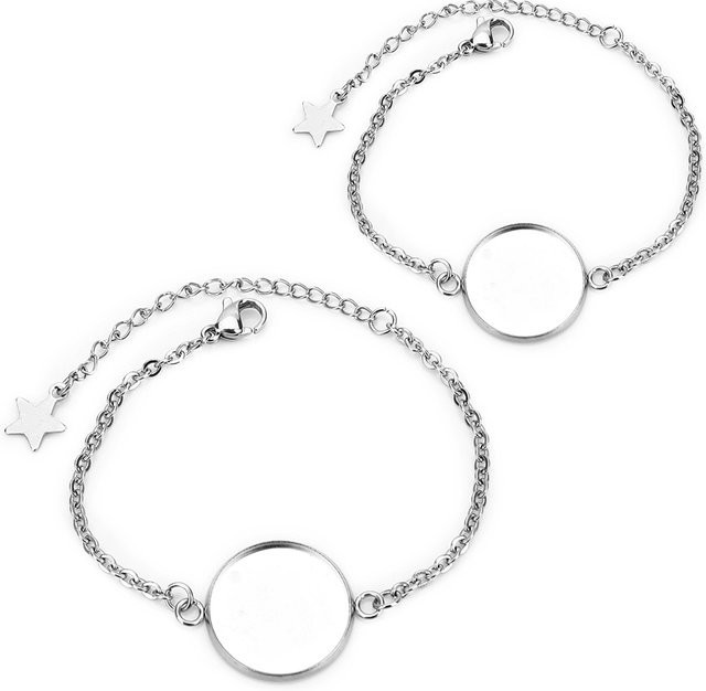 louleur Armbandbasis Edelstahl, 12–20 mm, Unisex - Bild 1