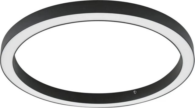 Lucande LED Deckenleuchte Neor Schwarz Modern mit Leselampe und Fernbedienung dimmbar - Bild 1