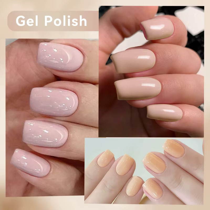 UR SUGAR Gel-Nagellack-Set, nackt, rosa, rot, glänzend, 7 ml - Bild 3