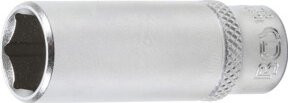 BGS Steckschlüssel-Einsatz Sechskant tief 10674, Antrieb 1/4 Zoll, SW 12,7 mm, silber - Bild 1