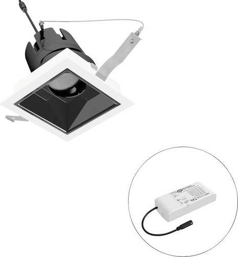 EVN LED-Deckenstrahler quadratisch in Weiß, verstellbar und modern - Bild 1