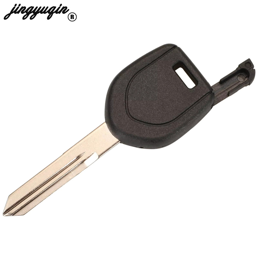 Jingyuqin Transponder Remote Autoschlüssel Hülle in Schwarz für Mitsubishi Colt Outlander Mirage Pajero mit Mit11 und Mit8 Klinge Ersatz - Bild 2