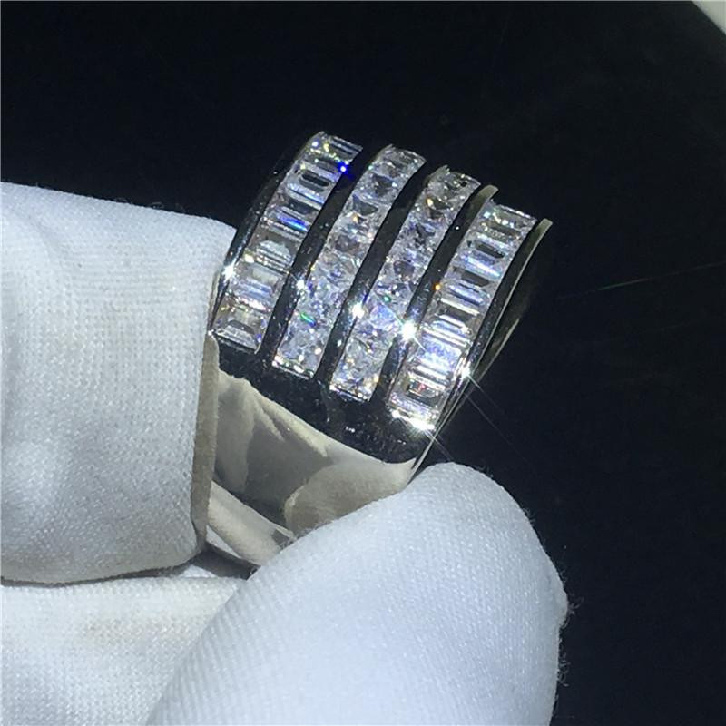 Ring Vintage, Silber, Zirkonia, Unisex - Bild 5