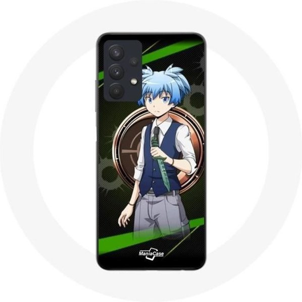 Samsung Galaxy A32 5G Handyhülle Nagisa Anime Design in Weiß und Multicolour flexibel - Bild 1
