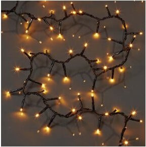 Hellum LED-Snake-Light Lichterkette mit 448 LEDs in Warmweiß und schwarzem Kabel - Bild 1