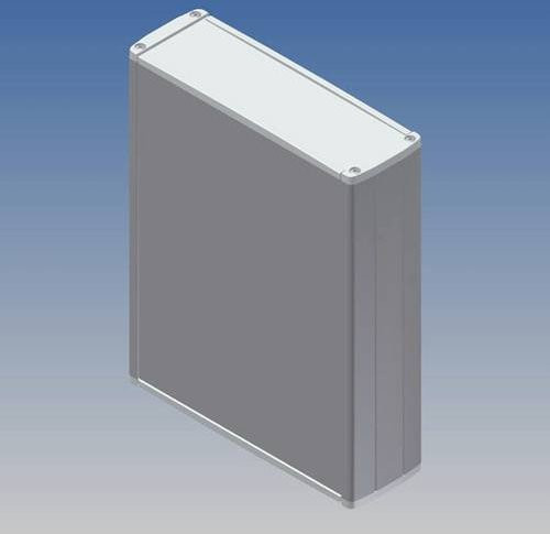 TEKO TEKAL 42.29 Universal-Gehäuse aus Aluminium und ABS in Schwarz und Dunkelgrau, B/T/H: 21,0 x 16,7 x 5,3 cm - Bild 1