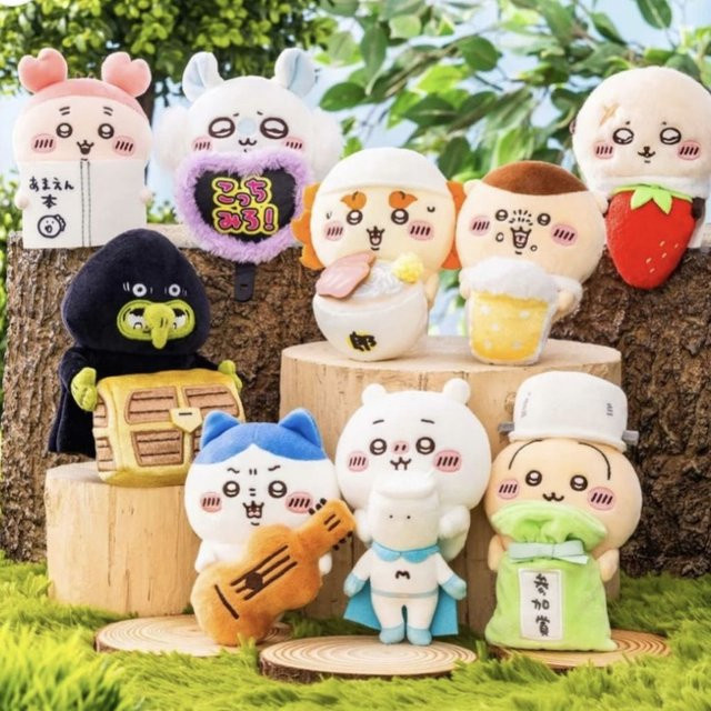 jiyi Hachiware Usagi Momonga Computerbildschirm-Anhänger Plüschtier - Bild 1