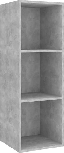 vidaXL TV-Wandschrank aus Holzwerkstoff in Betongrau, B/T/H: 37 x 37 x 107 cm - Bild 1