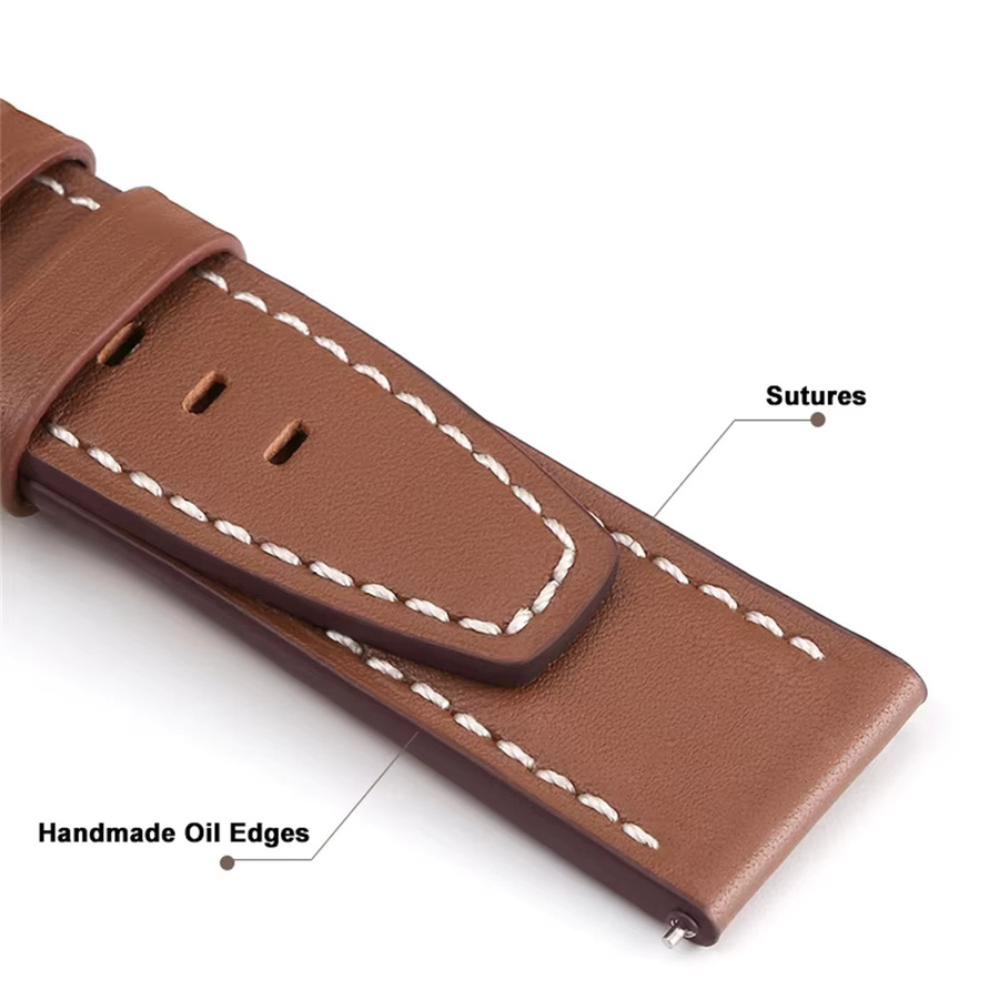 Huami Uhrenarmband Leder, Edelstahl, Unisex - Bild 5