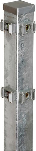 FLORAWORLD Eckpfosten aus verzinktem Stahl in Silber, B/T/H: 6 x 6 x 160 cm - Bild 1