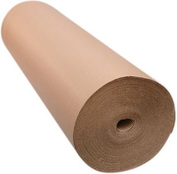 Rollenwellpappe aus 100 % Recycling-Wellpappe in Graubraun, Breite: 120 cm, Länge: 70 m - Bild 1