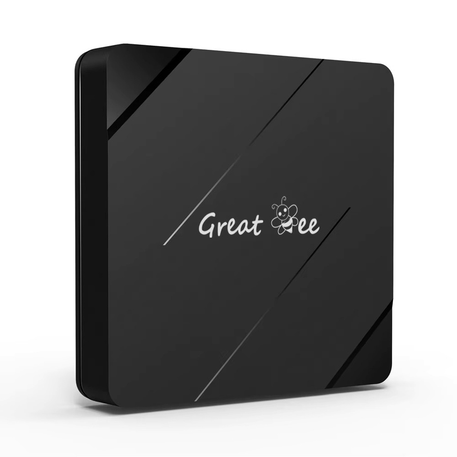 Great Bee Smart Set-Top-Box Media Streamer mit 4K UHD, 2GB RAM, 16GB Speicher und Dual-Wi-Fi (2,4g & 5,0g) in Schwarz - Bild 2