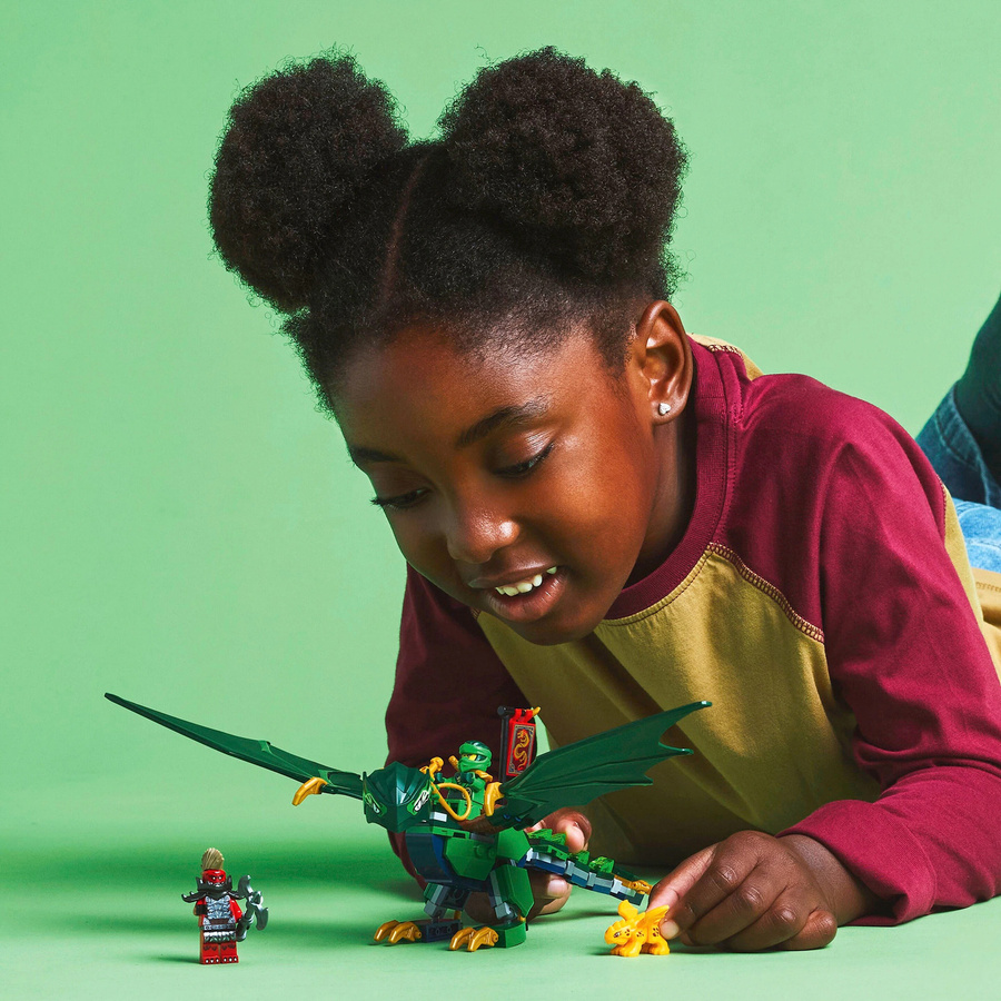 Lego Ninjago Lloyds grüner Walddrache Konstruktionsspielzeug - Bild 3