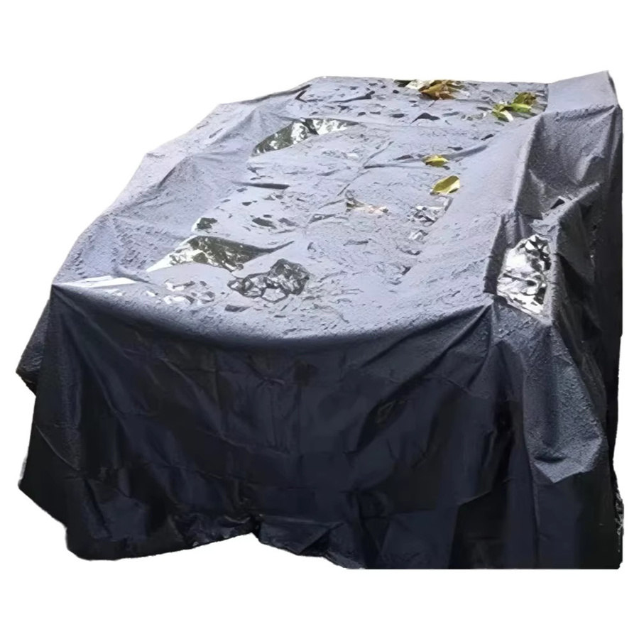 Wasserdichte und sonnenbeständige Schutzhülle aus Polyester für Gartenmöbel in Schwarz - Bild 4