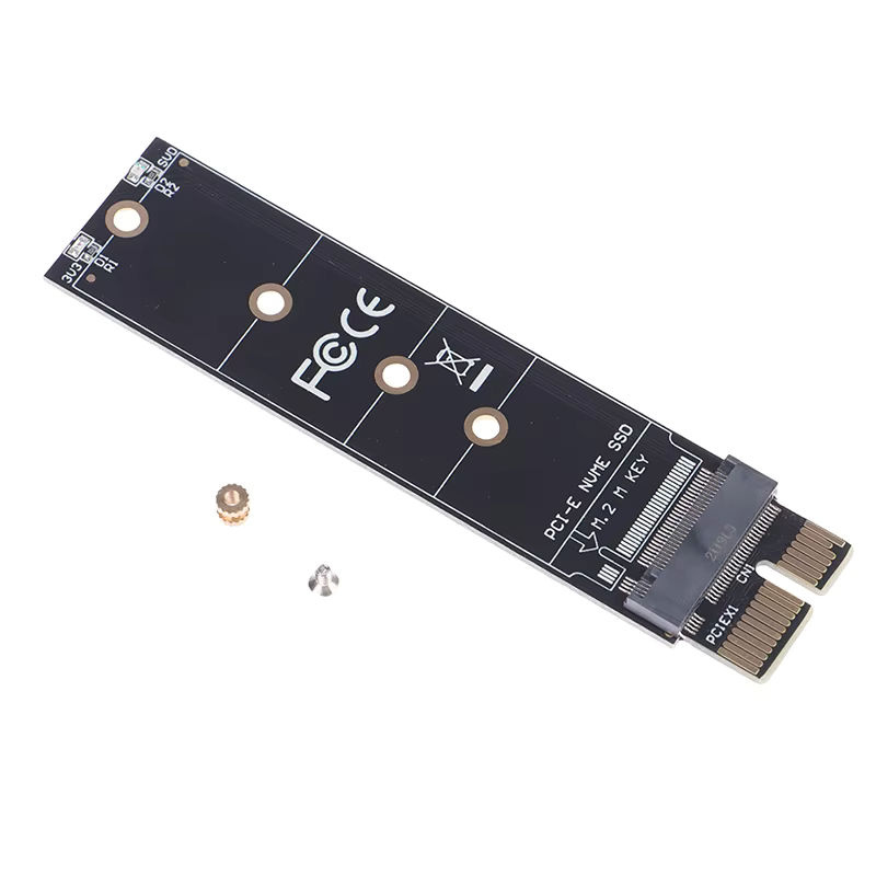 SD&HI PCIe zu M.2 NVMe SSD Adapter, M-Key, Schwarz - Bild 2