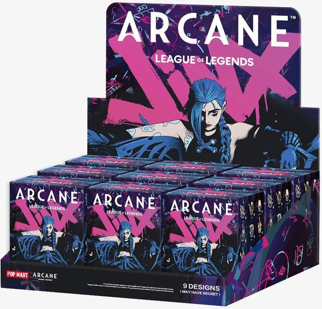 POP MART League of Legends Arcane, Figuren Blind Box, pink - Bild 1