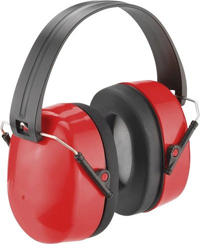 Connex Kapselgehörschutz EN 352 faltbar rot-schwarz mit 30dB Dämmung - Bild 1