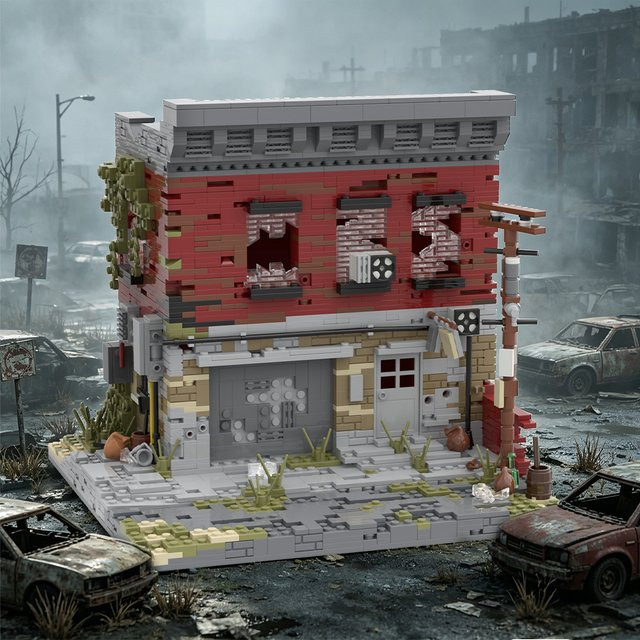 GOBRICKS Last Survivor Post-Apokalyptisches Wüstennest-Baustein-Set, Wüstenschutzunterkunft - Bild 1