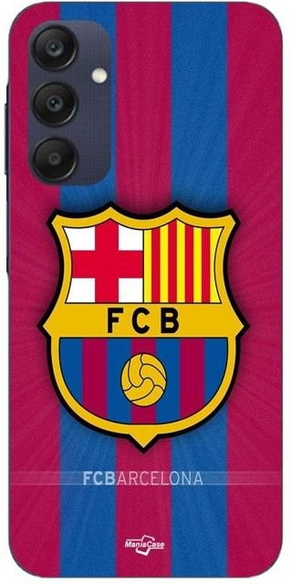 Maniacase Handyhülle mit FC Barcelona Logo für dein Samsung Galaxy A25 in Multicolour - Bild 1
