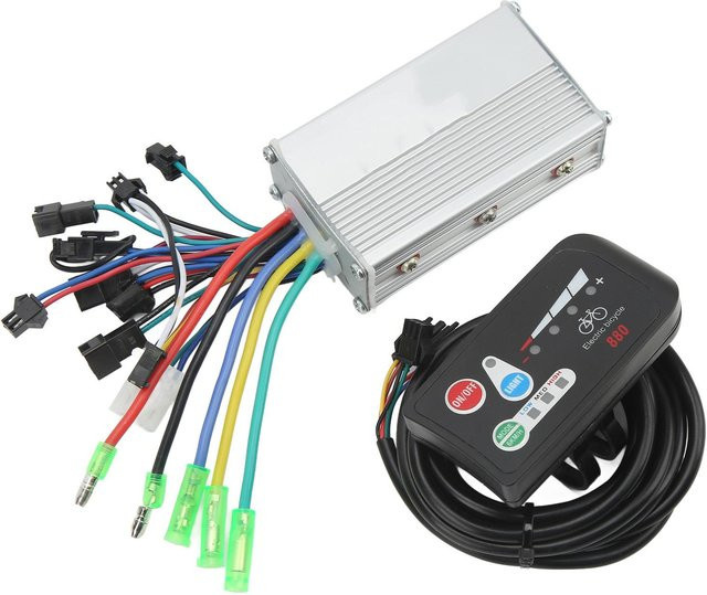 Igeteck Bürstenloser Motor Controller Kit 36V mit 880 LED Display für Elektromobile in Weiß - Bild 1