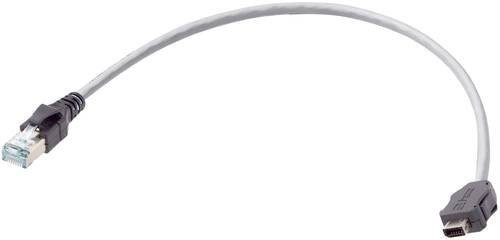 HARTING Sensor-Aktor-Steckverbinder konfektioniert aus Messing in Grau, Länge: 0,5 m - Bild 1
