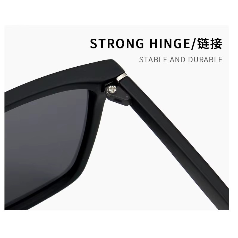 TAGION Sonnenbrille, Square, Vollrand, Kunststoff, Schwarz, Herren - Bild 3