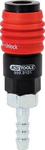 KS Tools 999.9101 Druckluft-Sicherheitskupplung in Rot - Bild 1