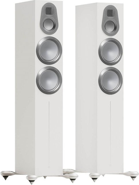 Monitor Audio Gold 300 6G Stand-Lautsprecher Paar weiß seidenmatt passiv - Bild 1