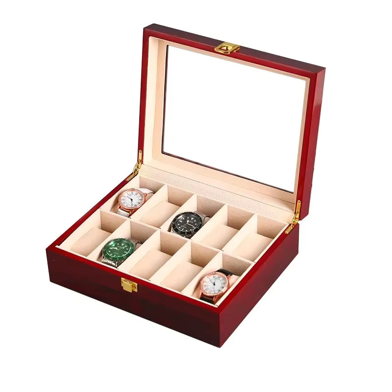 DOKW Uhrenbox Holz, Schwarz, Herren - Bild 4