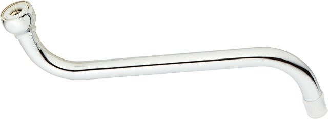 LUX-TOOLS S-Auslauf aus Messing in Chrom-Optik, Anschluss G 1/2 Zoll, Länge: 200 mm, Durchmesser: 18,6 mm - Bild 1