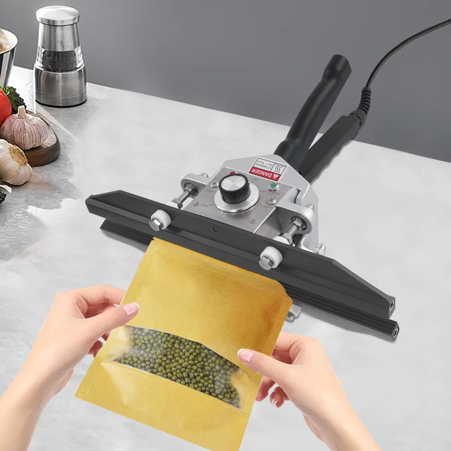 Bymaocar Professionelle Versiegelungsmaschine in Blau mit einstellbarer Temperatur als tragbare Handpresse zum Versiegeln von Aluminiumfolienbeuteln - Bild 2